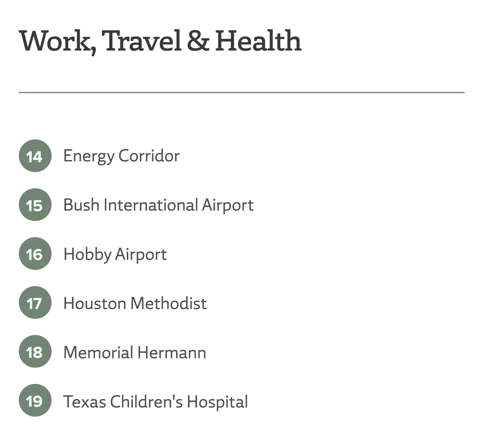 Work, Travel & Health